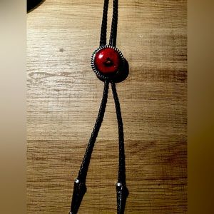 Red Spider Bolo Tie